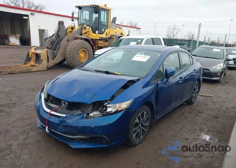 2014 Honda Civic Ex from USA, damaged, VIN 19XFB2F81EE058498